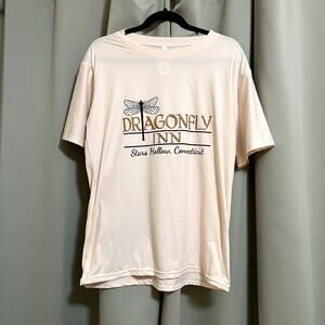 Gilmore Girls Dragonfly Inn Stars Hollow Women's T-Shirt size L - NWT